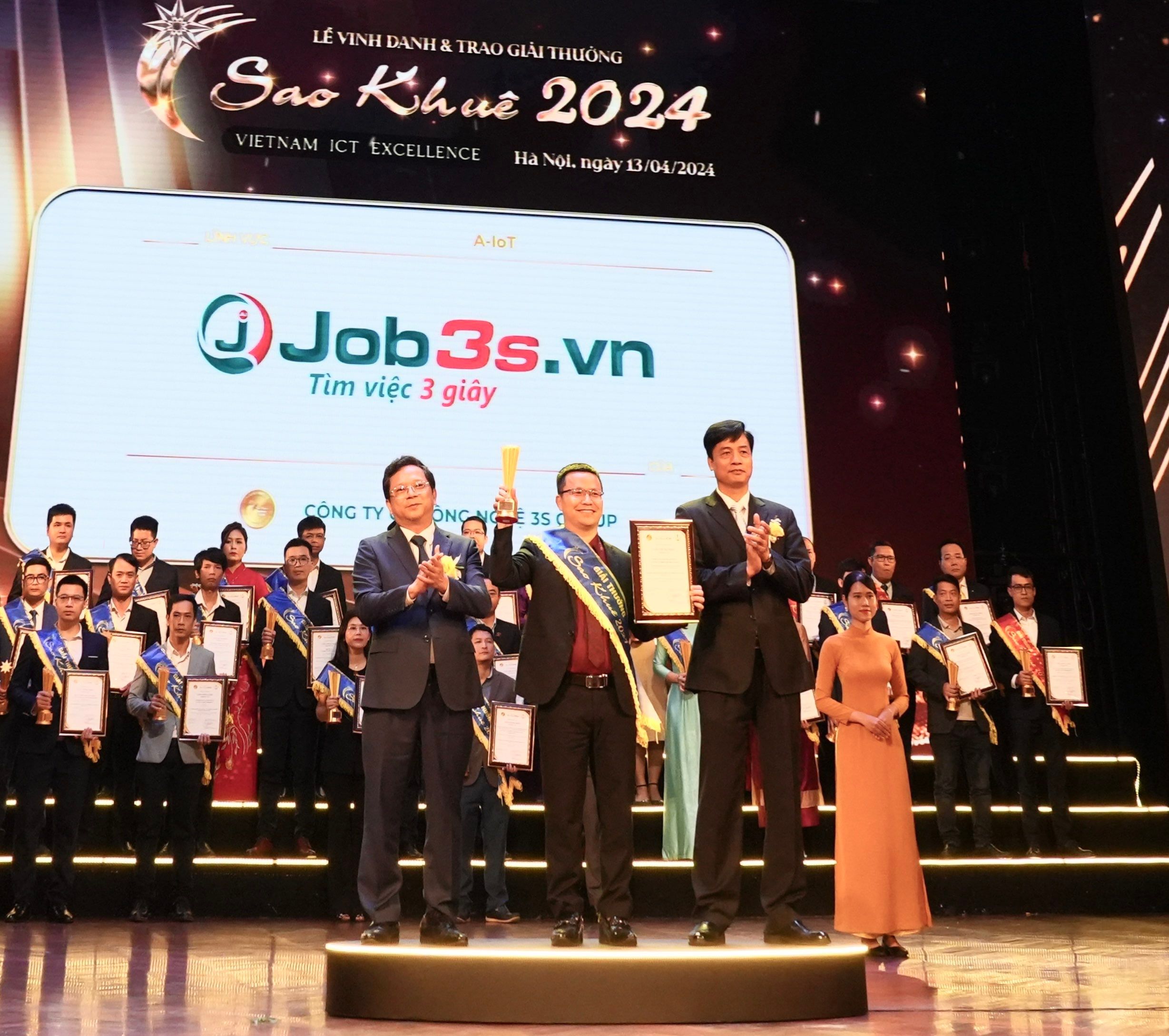 Giải thưởng là lời khẳng định cho chất lượng của job3s.online