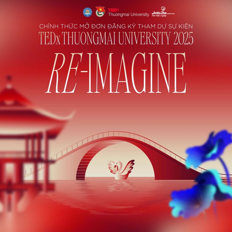 Chính thức mở đơn đăng ký tham gia TEDxThuongmai University 2025