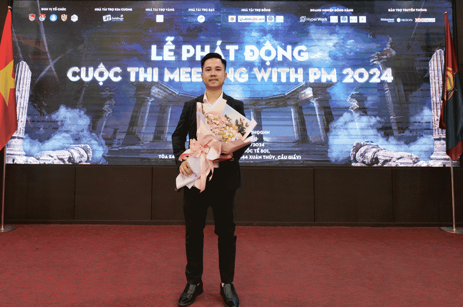 Đại diện của job3s.online tại lễ phát động đã có những chia sẻ thiết thực tại cuộc thi